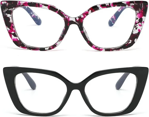 Vista 5 de 2 gafas de lectura bifocales para mujer, de transición, fotocromáticas, de lectura, para computadora, presbicia, antirreflejos