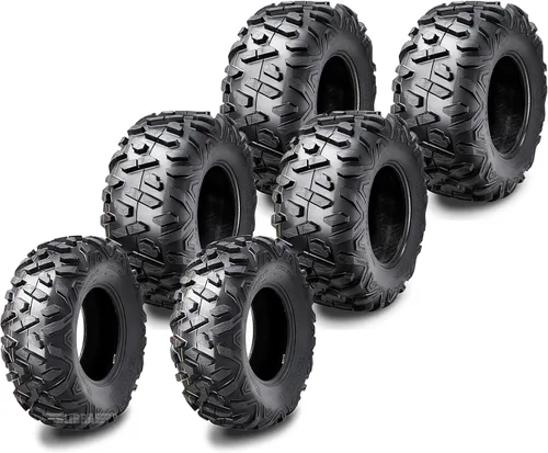 Vista 10 de WANDA Juego de 4 neumáticos ATV 19X7-8 delanteros y 18X9.5-8 traseros 4PR estilo Big Horn