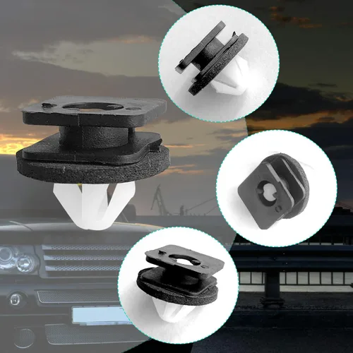 Vista 5 de Kit de retención de clips de retención de moldura de parabrisas de moldura de pilar A, 20 piezas compatible con Ford Explorer 2011-2019