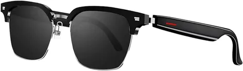 Vista 13 de Anteojos inteligentes con canciones escuchables, lentes de sol inalámbricos Bluetooth inteligentes para mujeres y hombres
