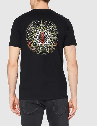 Vista 3 de Slipknot playera de olas playera de manga corta, negro, grande