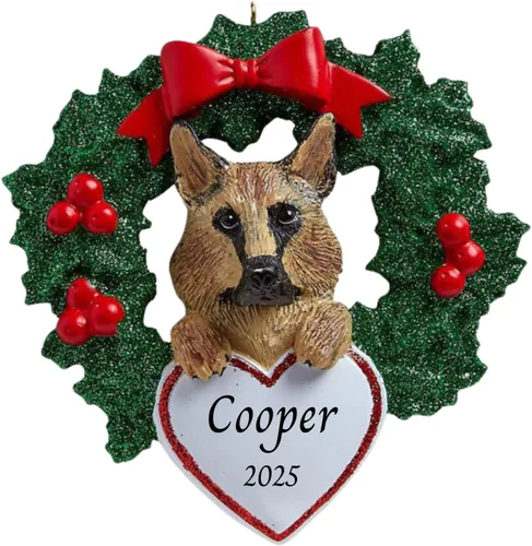 Vista 9 de Adornos personalizados para árbol de Navidad 2025 para mascotas, Chihuahua con corona, recuerdo para los amantes de los perros de los cachorros