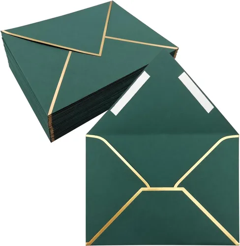 Vista 11 de Paquete de 50 sobres autoadhesivos de 4 x 6 pulgadas, sobres negros de 4 x 6 pulgadas para invitaciones con sobres autoadhesivos A6 para bodas