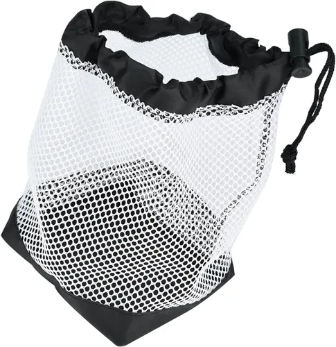 Vista 8 de Fydun Bolsa para sostener, bolsa de malla de nylon con cordón de 36 bolas titular de almacenamiento de red accesorio
