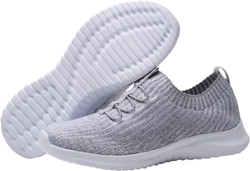 Vista 3 de konhill Zapatos cómodos para caminar para mujer, tenis atléticos, casuales, sin cordones