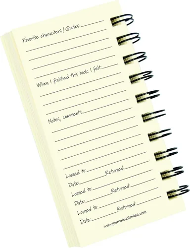 Vista 5 de Write it Down Series by Journals Unlimited, diario guiado, libros que he leído, diario de lector, tamaño mini de 3 x 5.5 pulgadas, tapa dura