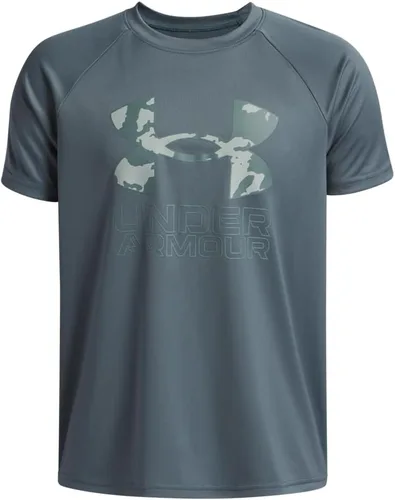 Vista 11 de Under Armour Camiseta de manga corta Tech Hybrid con estampado para niños