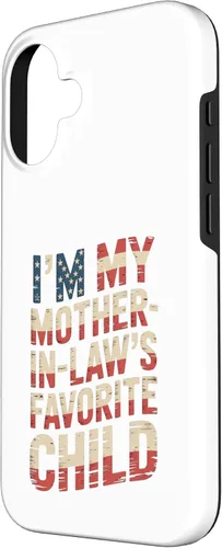 Vista 2 de Im My Mother in Law Favorite Child USA FlagFunny Parent Case for iPhone 16