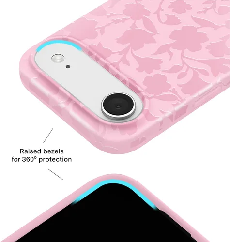 Vista 634 de VELVET CAVIAR Funda para iPhone 15, compatible con MagSafe, probada contra caídas de 10 pies, fundas protectoras de diseño, leopardo color rosa
