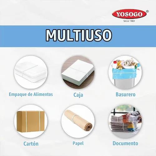Vista 9 de YOSOGO Bandas de goma extra grandes de 8 pulgadas, paquete de 30 bandas elásticas postales de goma natural gruesas, bandas elásticas biodegradables
