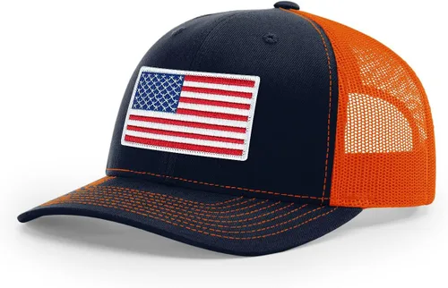 Vista 318 de Joe's USA Richardson 112 - Gorras de camionero con parche gráfico personalizado - Gorras estructuradas de cinco y seis paneles Richardson Premium