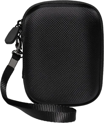 Vista 2 de Alltravel Funda tamaño palma para cargador portátil inalámbrico magnético plegable, compatible con Yiisonger, Anker 622/633, AOGUERBE, podoru (negro)
