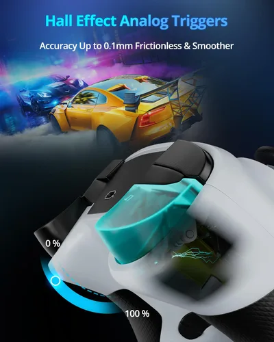 Vista 4 de Multi-Platform Wireless Controller, 2.4G PC Gaming Controller, Compatible with Windows, Nintendo Switch, iPad, iOS, MacOS, Android, Steam, Luna,and