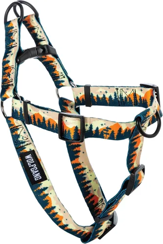 Vista 20 de Wolfgang Arnés de perro resistente ajustable, probado para caminar y entrenar, estampado BuenaOnda, pequeño