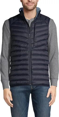 Vista 3 de Lands' End Chaleco de plumón ultraligero y plegable para hombre