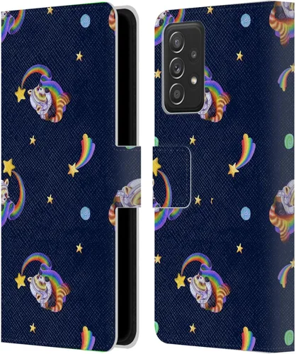 Vista 155 de Head Case Designs Officially Licensed Carla Morrow Colorful Space Dice Patterns Leather Wallet Case Compatible with Samsung Galaxy A07 4G