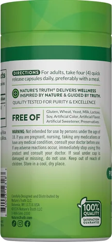 Vista 7 de Nature's Truth Cápsulas de raíz de remolacha 2,000 mg 180