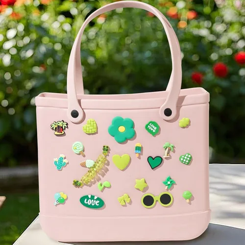 Vista 42 de Mon Caramel Resina Bolsa de Playa Accesorios Encantos,Resina Playa Totes Accesorios Insertos,Daisy Flower Bag Charms