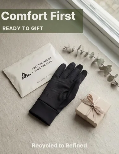 Vista 7 de Guantes ligeros de invierno para correr, guantes de pantalla táctil, forros para ciclismo, ciclismo, para hombres y mujeres