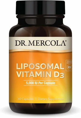 Vista 9 de Dr. Mercola Vitamina liposomal D3, 1,000 UI, 30 Cápsulas (30 porciones)