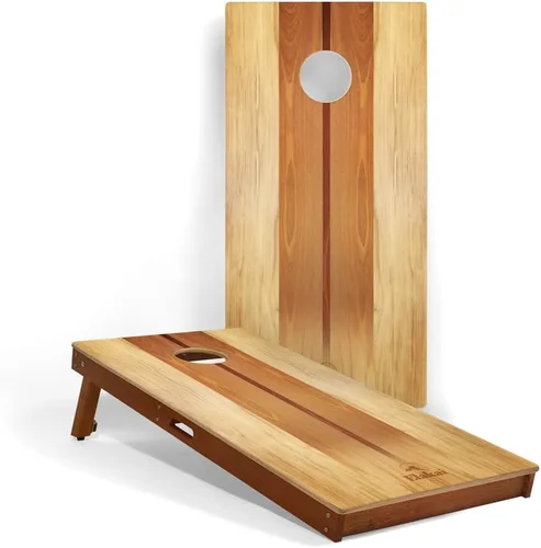 Vista 8 de Elakai Retro Woody Series - Tableros de cornhole de alta calidad regulación 2x4