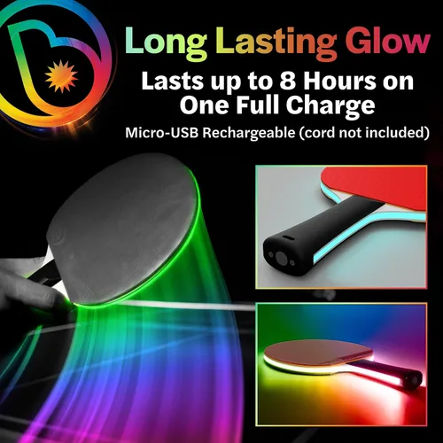 Vista 6 de Brightz Pala de tenis de mesa LED