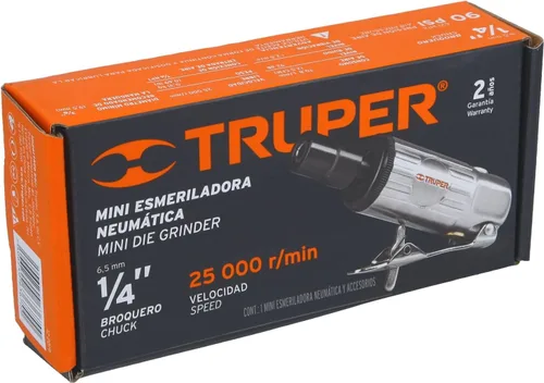 Vista 4 de TRUPER TPN-876-2 Minismeriladora, neumática, 1/4