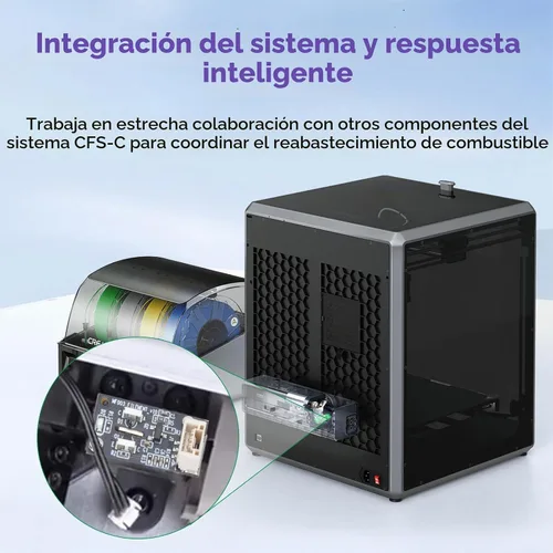 Vista 3 de Creality CFS-C Módulo de detección de rotura de filamento con búfer, módulo de detección de agotamiento de material, ahorre filamentos