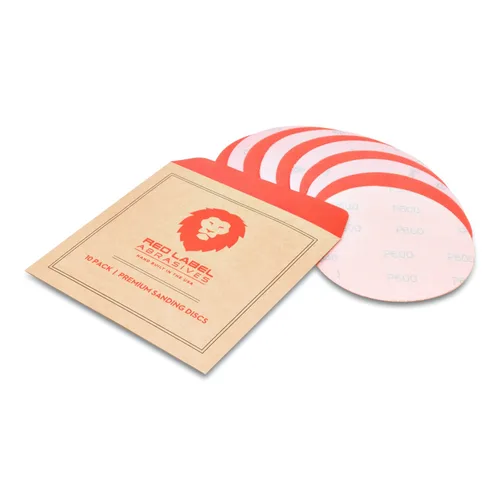 Vista 11 de Discos de lijado húmedos con gancho y bucle (velcro) de 5 pulgadas, 10