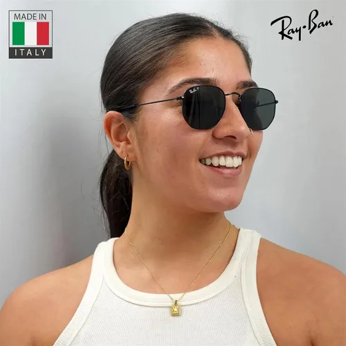 Vista 24 de Ray-Ban RB3548N Lentes planas hexagonales, gafas de sol cuadradas y redondas con kit oficial de gafas