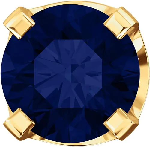 Vista 2 de Trustmark Yellow Gold 5mm Created Sapphire Screw Back Stud Earrings