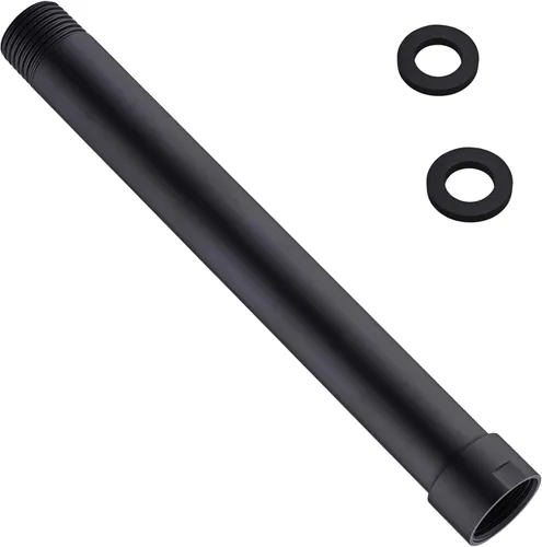 Vista 8 de Brazo extensor de ducha, brazo de extensión de 4 pulgadas para cabezal de ducha de lluvia superior, dorado cepillado