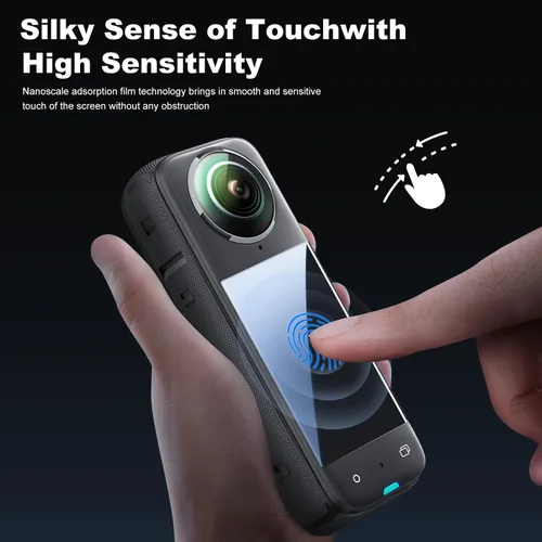 Vista 6 de Protector de pantalla para cámara de acción Insta360 X4, resistente a los arañazos, revestimiento óptico antihalación, resistente a los arañazos