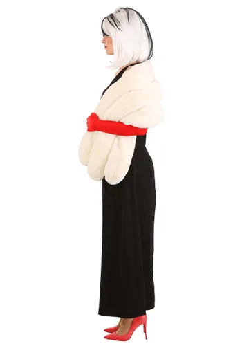 Vista 7 de Disfraz de Estola Cruella De Vil para Mujer de 101 Dálmatas de Disney Multicolor