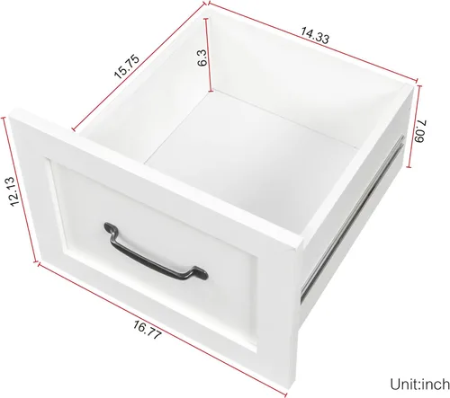 Vista 9 de Holaki Escritorio en forma de L, escritorio de computadora con cajones, estantería y gabinete, escritorio esquinero moderno, oficina en casa, mesa
