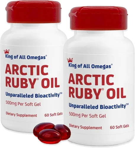 Vista 10 de Aceite de rubí ártico de 1000 mg – Suplemento Omega 3 para mujeres y hombres con EPA, DHA y astaxantina 2 mg – Alternativa al aceite de pescado
