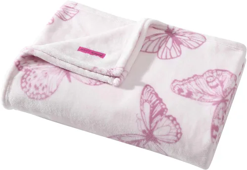 Vista 11 de Betsey Johnson Manta tamaño King, ropa de cama de felpa suave con acogedor reverso de sherpa, manta para sofá o cama, ligera para todas