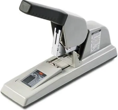 Vista 2 de Max HD-12F Max HD-12F - Engrapadora de alta capacidad de alta capacidad, tapa de 150 hojas, color gris