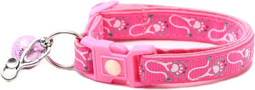 Vista 6 de Pugs2Persians - Collar de gato de doctor, estetoscopio, seguridad, separable, dije y campana, pequeño (9.9 lbs y menos), azul)
