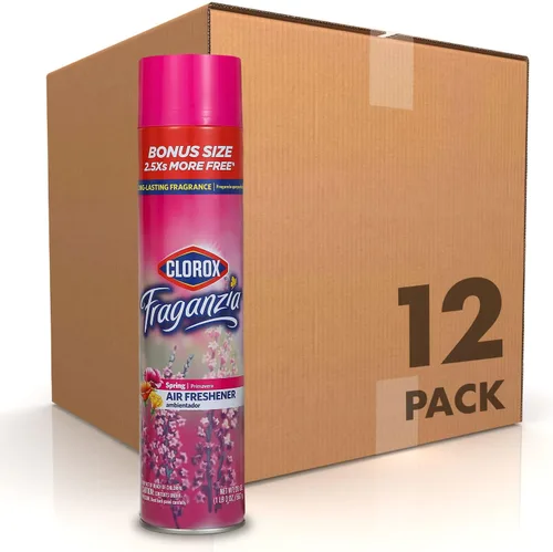 Vista 14 de Clorox Fraganzia - Ambientador en aerosol en aerosol con aroma a ráfaga de cereza, eliminador de olores de larga duración y ambientador