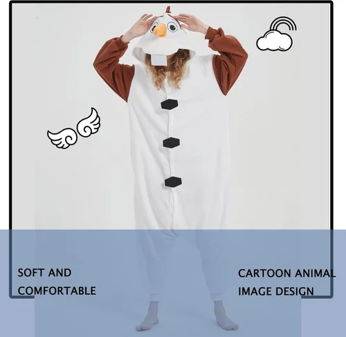 Vista 5 de SWEETXIN Adult Kid Unisex Onesie Pajamas Halloween Christmas Sleepwear Jumpsuit Cosplay Costume Suit for Women and Men