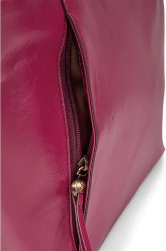 Vista 4 de HOBO Haven Tote para mujer, construcción de cuero con asas superiores, forro de algodón, cierre con cremallera y elegante bolso