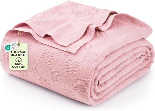 Vista 35 de Utopia Bedding - Manta térmica 100% algodón, color negro, tamaño Queen, 90 x 90 pulgadas Manta ligera y transpirable para primavera y verano
