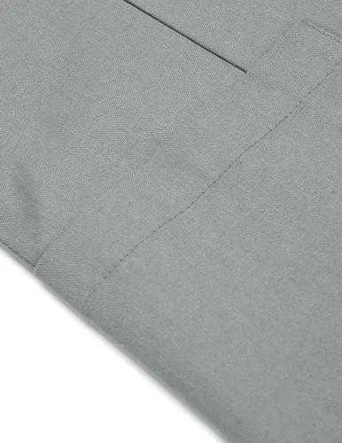 Vista 5 de COOFANDY Chaqueta deportiva casual para hombre, ajuste regular, ligera, de lino, elegante, con un botón