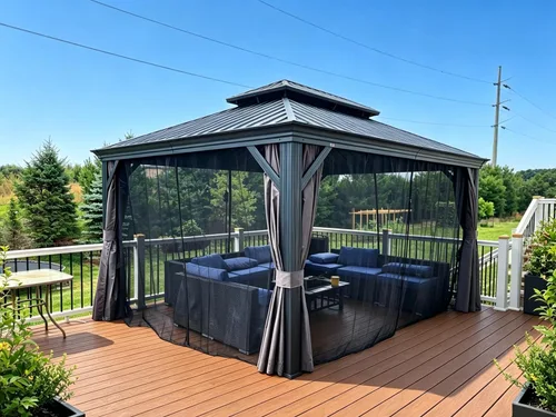 Vista 24 de Purple leaf - Gazebo para exteriores.