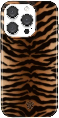 Vista 154 de VELVET CAVIAR Funda compatible con MagSafe para iPhone 15, probada en caídas de 10 pies, estampado de leopardo y amatista morada
