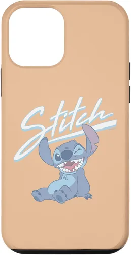 Vista 12 de Funda para iPhone 14 Disney Lilo & Stitch Winking Stitch Retrato