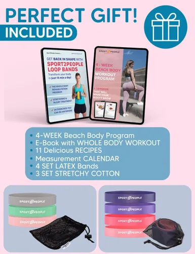 Vista 7 de Bandas de resistencia para entrenamiento, bandas de ejercicio, bandas de entrenamiento, bandas de glúteos, bandas de fitness, bandas de esfuerzo