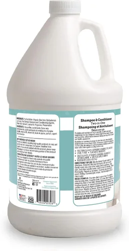 Vista 7 de Espree Bright White Champú y acondicionador blanqueador para perros, fórmula iluminadora para mascotas blancas y con revestimiento ligero