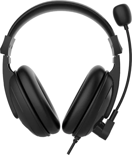 Vista 5 de Morpheus 360 Auriculares estéreo multimedia básicos - Micrófono ajustable - Diseño ligero y cómodo - Almohadillas de cuero ecológico suave - Sobre